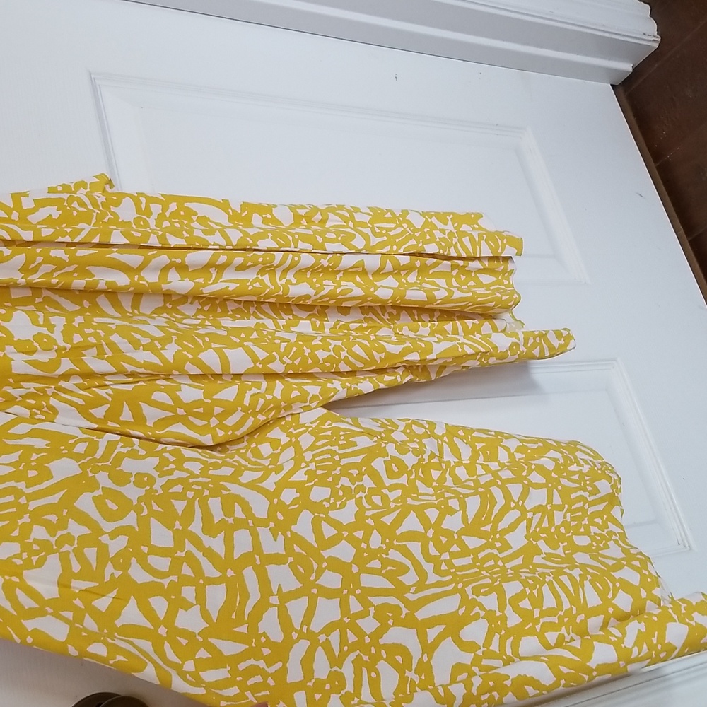 Maeve Anthropologie Goldenrod Spaghetti Strap Sleeveless Pant Jumpsuit Size 8 - Picture 4 of 10